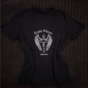 Brandy Melville Black Graphic Tee